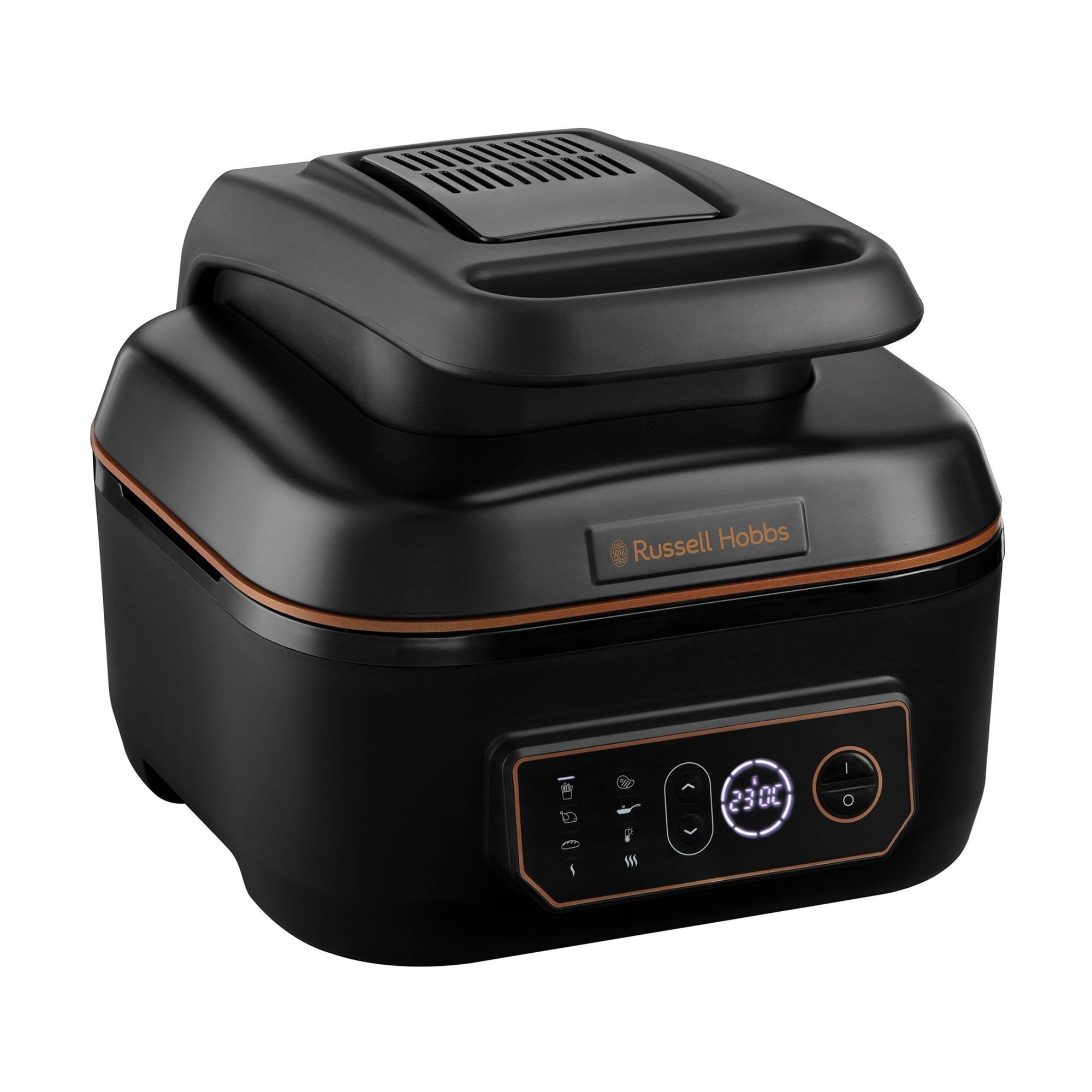 Мультипіч Russell Hobbs SatisFry Air &amp; Grill чорно-помаранчева (26520-56)